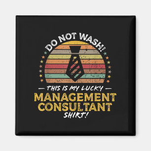 Managementberater Job Titel Funny Quote Graphen Magnet