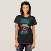 Managementberater Saurus wie Normal Rex Dinos T-Shirt (Vorne ganz)