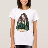 Manager am Arbeitsplatz T-Shirt (Vorderseite)