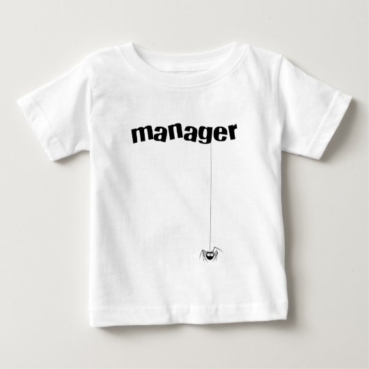 Manager Baby T-shirt (Vorderseite)