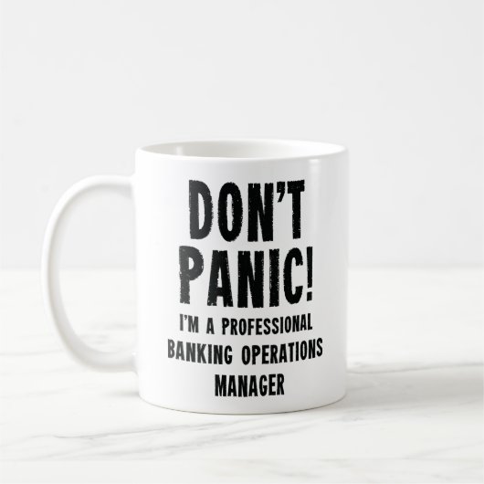 Manager Bankgeschäfte Kaffeetasse (Links)