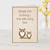 Manager / Boss Dankeschön Karte (Gelbe Blume)