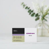 Manager Business Card Visitenkarte (Stehend Vorderseite)