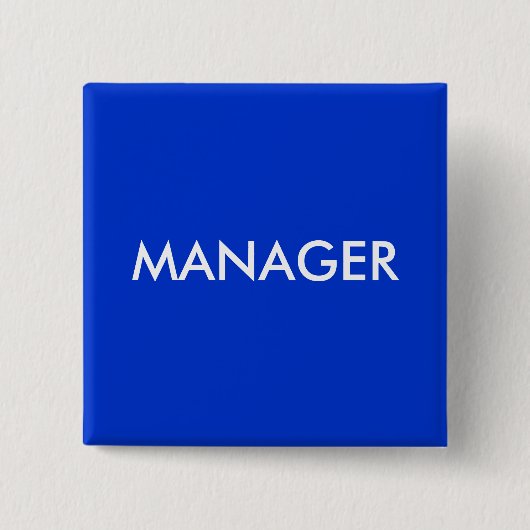MANAGER BUTTON (Vorderseite)