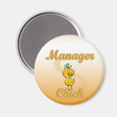 Manager Chick Magnet (Vorderseite/Rückseite)