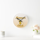 Manager Chick Runde Wanduhr (Zuhause)