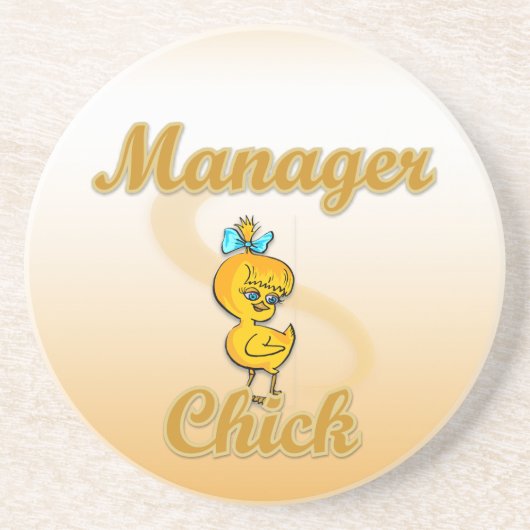 Manager Chick Sandstein Untersetzer (Vorne)