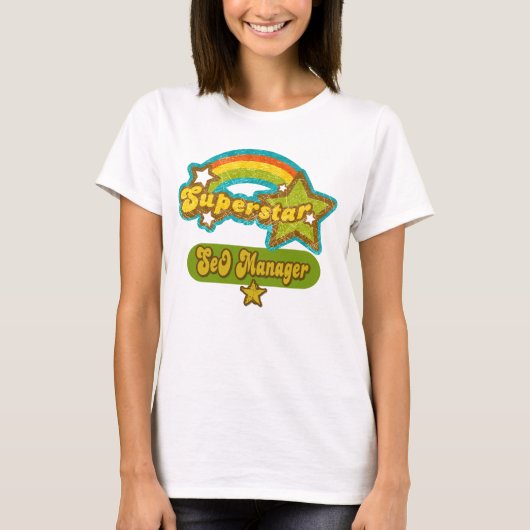 Manager des Superstar-SEO T-Shirt (Vorderseite)