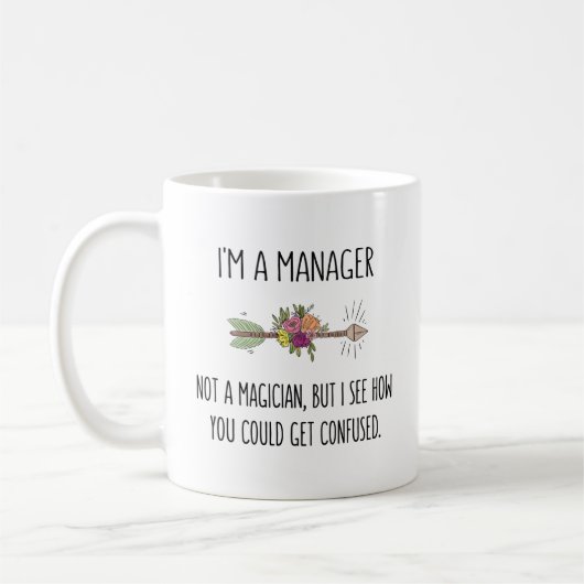 Manager Future Boss Werbeaktion Kaffeetasse (Links)