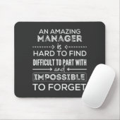 Manager, Geschenk für Manager, ein wahrlich großar Mousepad (Mit Mouse)