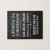 Manager, Geschenk für Manager, ein wahrlich großar Puzzle (Horizontal)