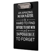 Manager, Gift For Manager, A Truly Great Manager Klemmbrett (Links)