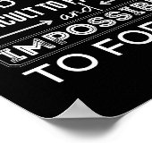 Manager, Gift For Manager, A Truly Great Manager Poster (Ecke)