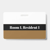 Manager-ID-Abzeichen Ausweis (Rückseite)