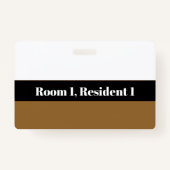 Manager-ID-Abzeichen Ausweis (Rückseite)