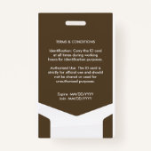 Manager ID Card Ausweis (Rückseite)