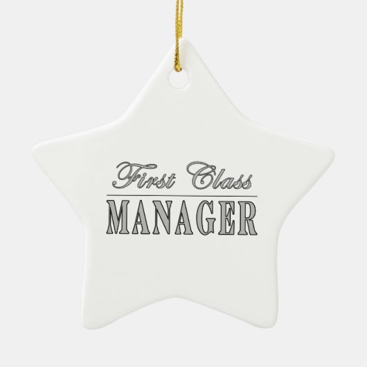 Manager-Klassen-Manager Keramikornament (Vorne)