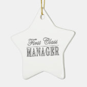 Manager-Klassen-Manager Keramikornament (Links)