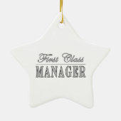 Manager-Klassen-Manager Keramikornament (Hinten)