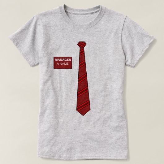Manager Necktie Shirt (Design vorne)