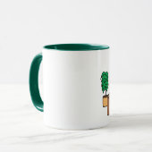 Manager - personalisierte Cartoon-Tasse Tasse (Vorderseite Links)