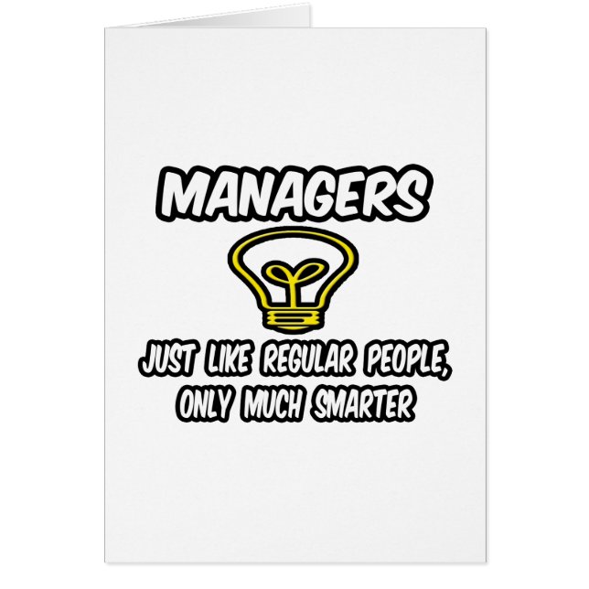 Manager... Regelmäßige Leute, nur klüger (Vorne)