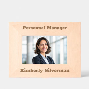 Manager Vollständiger Name Moderner Jobtitel Rusti Geätzte Rahmen