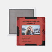 Managing Postpartum Depression Awareness Design Magnet (Vorderseite/Rückseite)