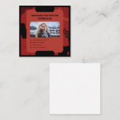 Managing Postpartum Depression Awareness Design Quadratische Visitenkarte (Vorne/Hinten)