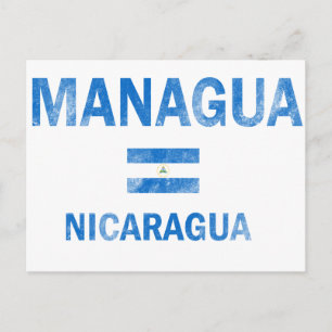 Managua Nicaragua Designs Postkarte
