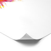 Managua Nicaragua Skyline Poster (Ecke)