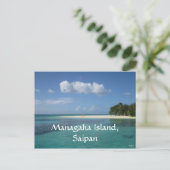 Manaha Island, Saipan Postkarte (Stehend Vorderseite)