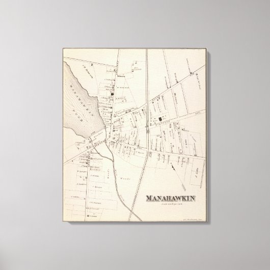 Manahawkin, New Jersey Leinwanddruck (Vorderseite)