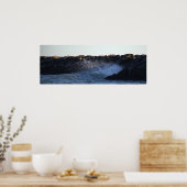 Manahawkin Waves Hitze Jetty Poster (Küche)