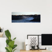 Manahawkin Waves Hitze Jetty Poster (Heimbüro)