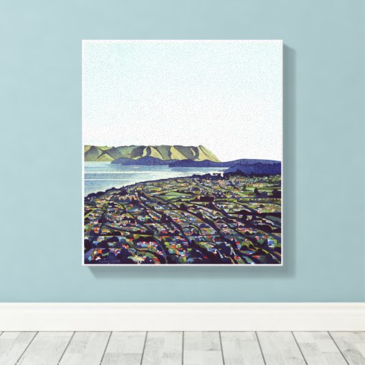 Manakau Heads Leinwanddruck (Insitu (Holzboden))