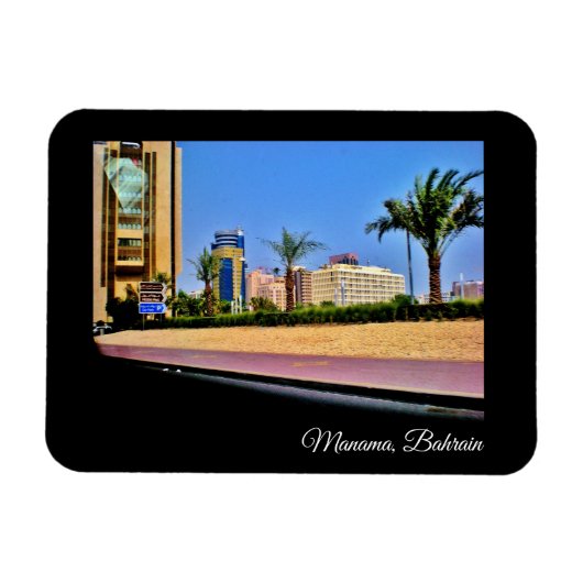 Manama, Bahrain Magnet (Horizontal)