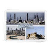 Manama - Bahrain - Mosaik - Magnet (Horizontal)