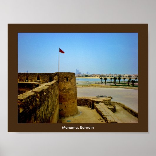 Manama, Bahrain Poster (Vorne)