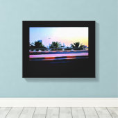 Manama Date Trees Leinwanddruck (Insitu (Holzboden))