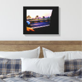 Manama Date Trees Leinwanddruck (Insitu (Schlafzimmer))