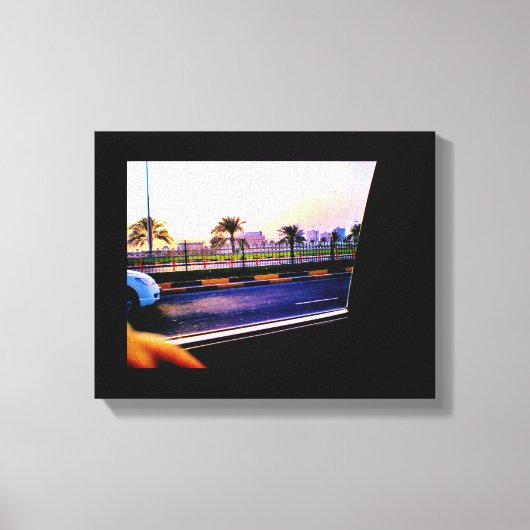 Manama Date Trees Leinwanddruck (Vorderseite)