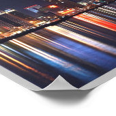 Manama - Nachtansicht - Poster (Ecke)