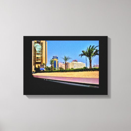Manama Street View Leinwanddruck (Vorderseite)