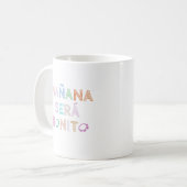 Mañana Será Bonito Funny Kaffeetasse (Vorderseite Links)