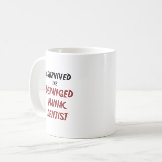 Manangierte Tasse der Zahnärzte (Vorderseite Links)