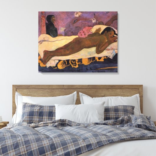 Manao Tupapau - Paul Gauguin Leinwanddruck (Insitu (Schlafzimmer))