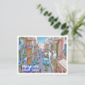 MANAROLA - Cinque Terre - Italien - ALTE STADT Postkarte (Stehend Vorderseite)