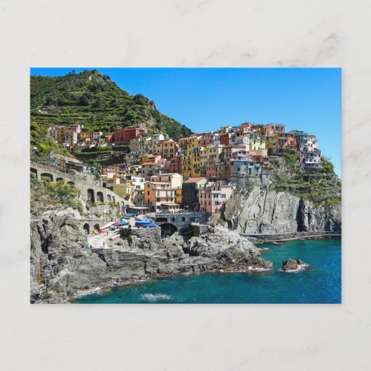 Manarola, Cinque Terre, Italien, Europa - Postcard Postkarte (Vorderseite)