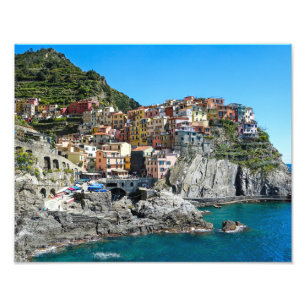 Manarola, Cinque Terre, Italien - Foto-Druck Fotodruck